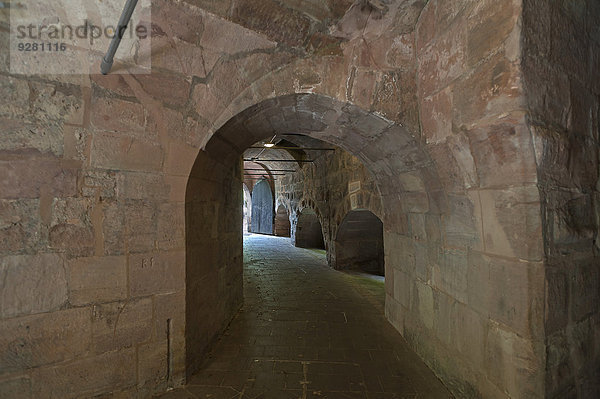 Kasemattentor  Durchgang der alten Stadtmauer  Nürnberg  Mittelfranken  Bayern  Deutschland
