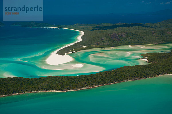 Luftbild  Whitehaven  Whitsunday Islands  Queensland  Australien