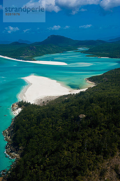 Luftbild  Whitehaven  Whitsunday Islands  Queensland  Australien