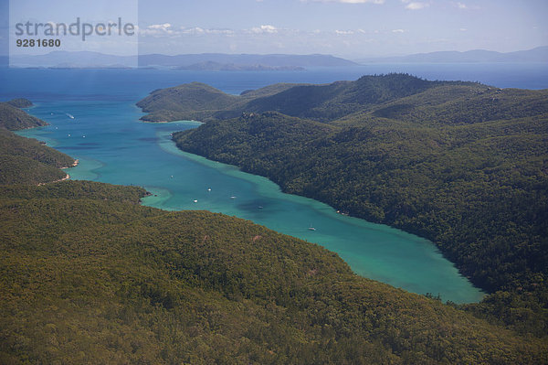 Luftbild  Whitsunday Islands  Queensland  Australien