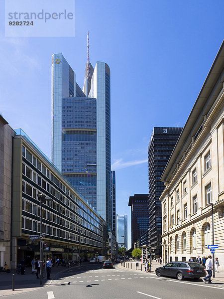 Gebäude Ansicht Frankfurt am Main Commerzbank Deutschland Hessen Rossmarkt