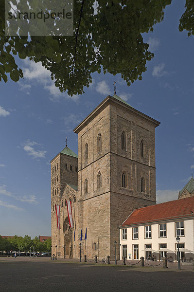 Spätromanischer Dom Sankt Peter  13. Jhd.  Osnabrück  Niedersachsen  Deutschland