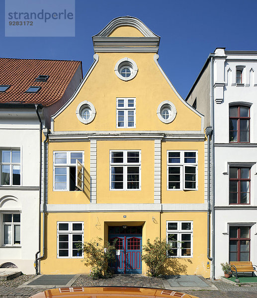 Wohnhaus Stadt Architektur Geschichte Giebel Deutschland Mecklenburg-Vorpommern Stralsund