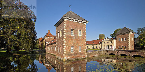 Schloss Velen  Wasserschloss  Velen  Münsterland  Nordrhein-Westfalen  Deutschland