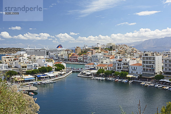 Voulismeni-See  Agios Nikolaos  Kreta  Griechenland  Europa