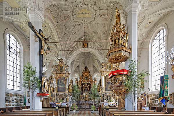 Wallfahrtskirche Mariä Himmelfahrt  Tuntenhausen  Oberbayern  Bayern  Deutschland