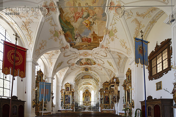 Klosterkirche Beyharting  Tuntenhausen  Oberbayern  Bayern  Deutschland