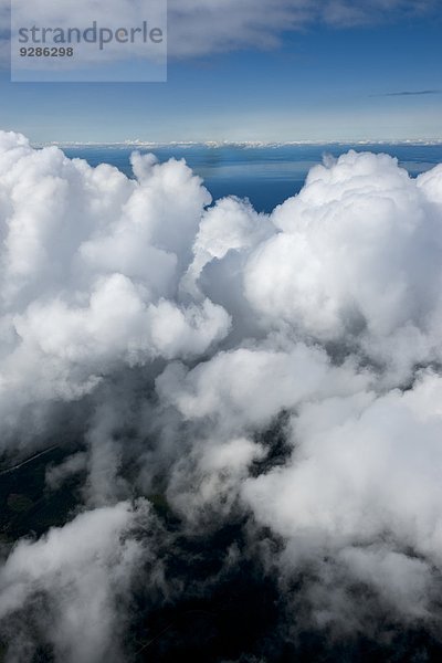 Wolke Ansicht Luftbild Fernsehantenne