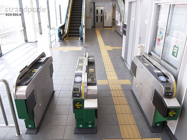 Fahrschein Eingang Automatisierung japanisch