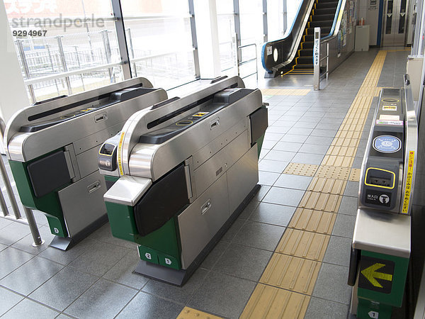 Fahrschein Eingang Automatisierung japanisch
