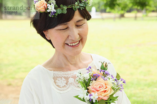 Senior Senioren Frau Erwachsener japanisch