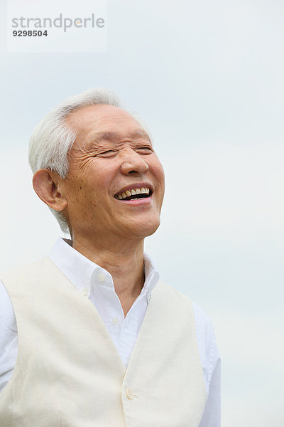 Senior Senioren Mann Erwachsener japanisch