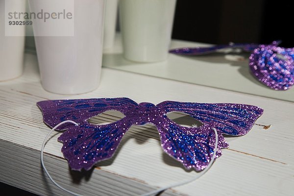 Schmetterling-Kostüm-Party-Maske