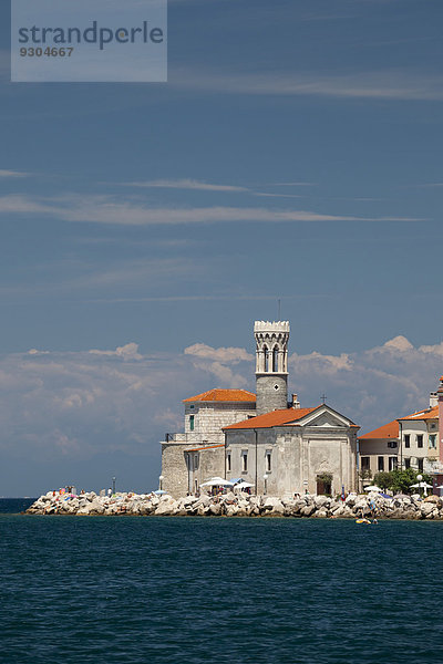 Gesundheit Küste Kirche Istrien Piran Slowenien