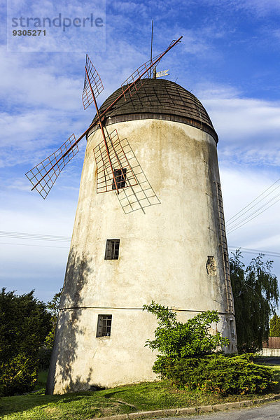 Windmühle  T?ebí?  Region Kraj Vyso?ina  Tschechien