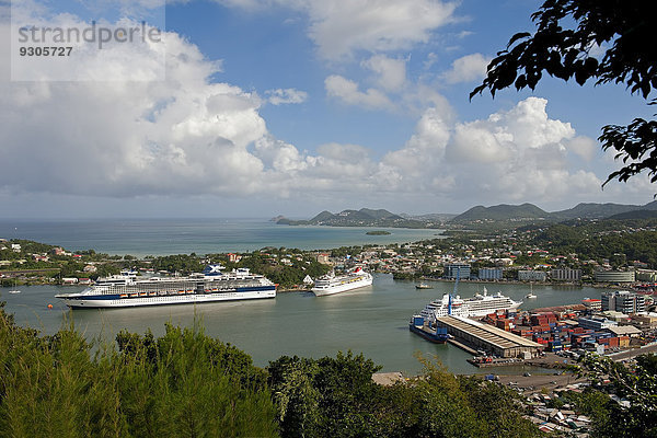 Hafen von Castries  St. Lucia