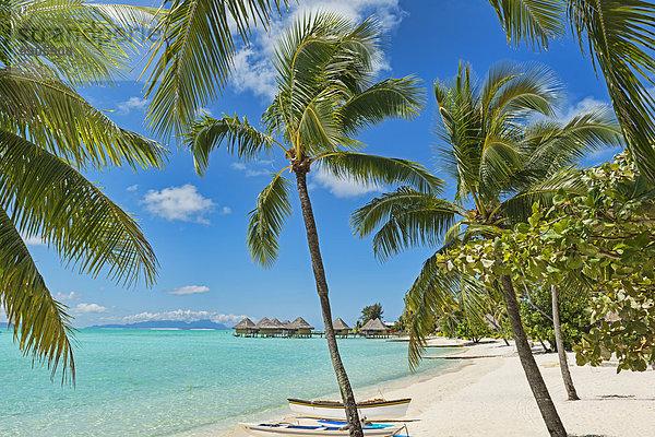 Strand von Matira  Bora Bora  Französisch-Polynesien