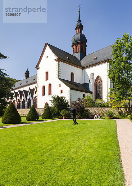 Barocke Orangerie  Abteigarten  Abteikirche  Kloster Eberbach  Eltville am Rhein  Rheingau  Hessen  Deutschland