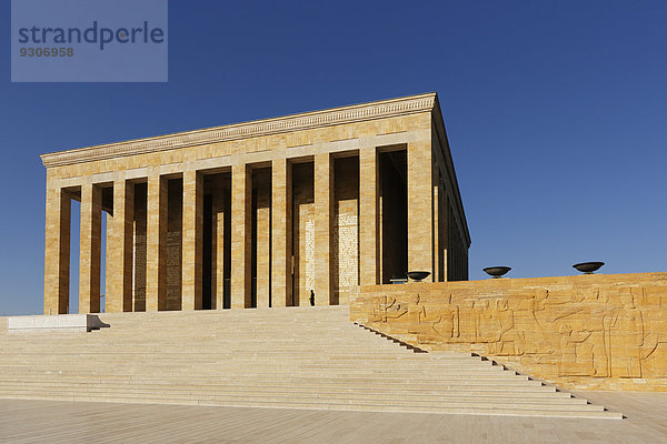 Atatürk-Mausoleum  An?tkabir  Ankara  Zentralanatolien  Anatolien  Türkei