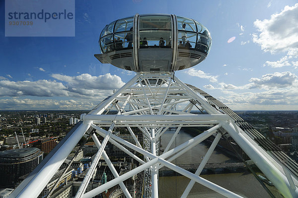 Das London Eye  Riesenrad  London  England  Großbritannien