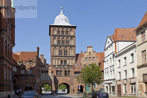 Mittleres Burgtor  Lübeck  Schleswig-Holstein  Deutschland