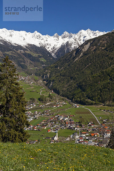 Kaunergrat und Kaunertal  Ötztaler Alpen  Tirol  Österreich  Europa