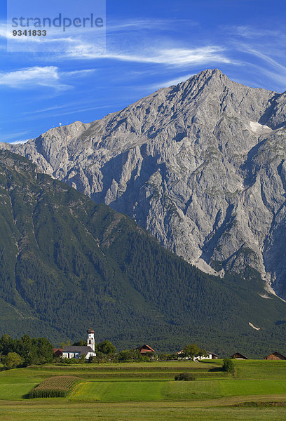 St. Georg und Griesspitze  Mieminger Berge  Tirol  Österreich  Europa