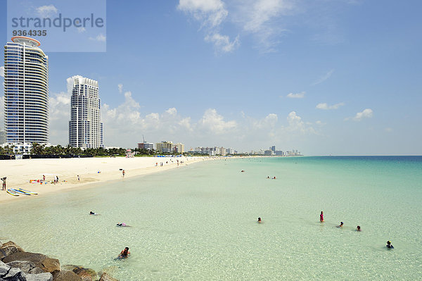 USA  Florida  Miami Beach  South Pointe Beach