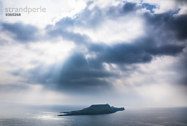 Großbritannien  Wales  Gower Peninsula  Worm's Head bei Flut