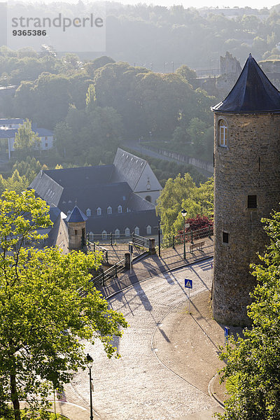 Luxemburg  Luxemburg-Stadt  Blick auf die Porte des Trois Tours  Teil der Festung Luxemburg