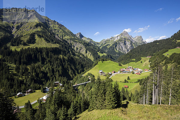 Österreich  Vorarlberg  Hochtannbergpass bei Schroecken