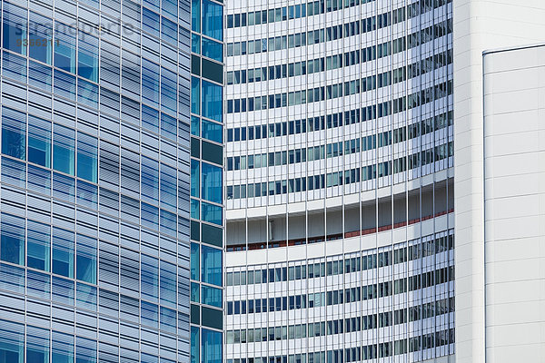 Österreich  Wien  Donau City  Detail eines Bürogebäudes