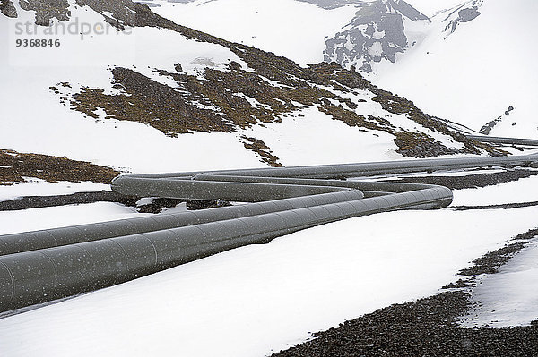 Kraftwerk Landschaft Arktis