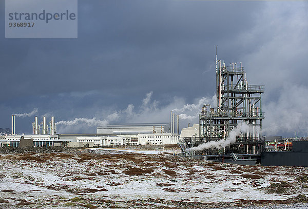 Kraftwerk Landschaft Arktis