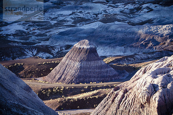 Felsbrocken Vereinigte Staaten von Amerika USA Landschaft bunt Anordnung Arizona