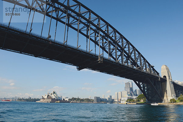 Skyline Skylines Hafen Opernhaus Oper Opern Brücke Australien Sydney