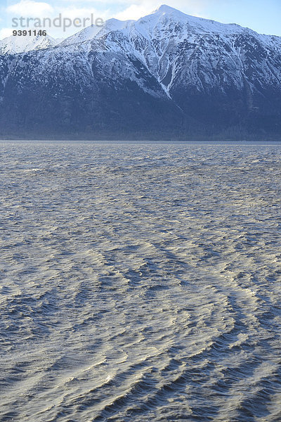 Vereinigte Staaten von Amerika USA Wasser Berg Amerika Landschaft Kenai-Fjords-Nationalpark Alaska Cook Inlet