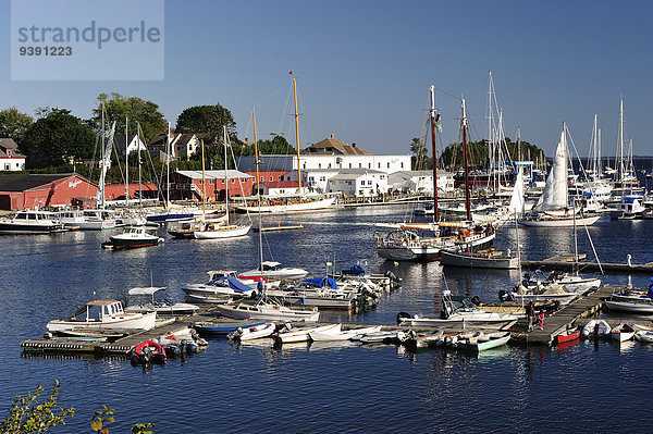 Vereinigte Staaten von Amerika USA Hafen Ostküste Amerika Küste Stadt Boot Jachthafen Neuengland Camden Maine