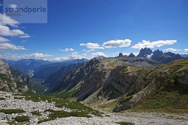 Außenaufnahme Landschaftlich schön landschaftlich reizvoll Trentino Südtirol Europa Berg Tag Landschaft niemand Natur Dolomiten Zinne Italien