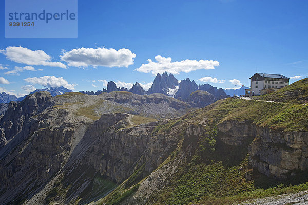Außenaufnahme Landschaftlich schön landschaftlich reizvoll Trentino Südtirol Europa Berg Tag Landschaft niemand Natur Dolomiten Zinne Italien