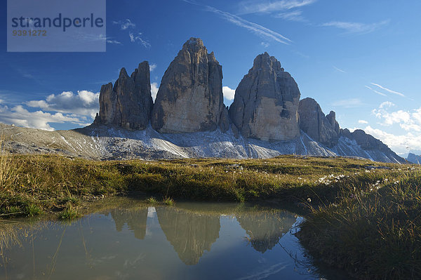 Außenaufnahme Landschaftlich schön landschaftlich reizvoll Trentino Südtirol Europa Berg Tag Landschaft niemand Natur Dolomiten Zinne Italien