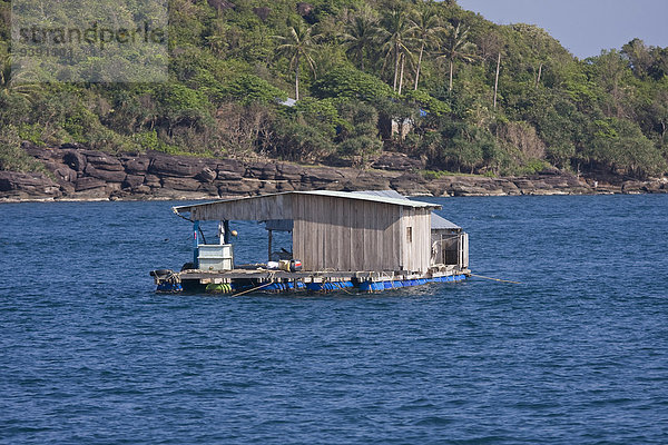 Wohnhaus Küste Insel schwimmen Asien Vietnam