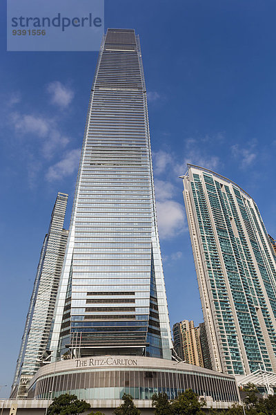 Stadtansicht Stadtansichten Finanzen Handel Architektur Hochhaus Büro Finanzmarkt Geschäftsviertel Bürogebäude China Asien Hongkong modern