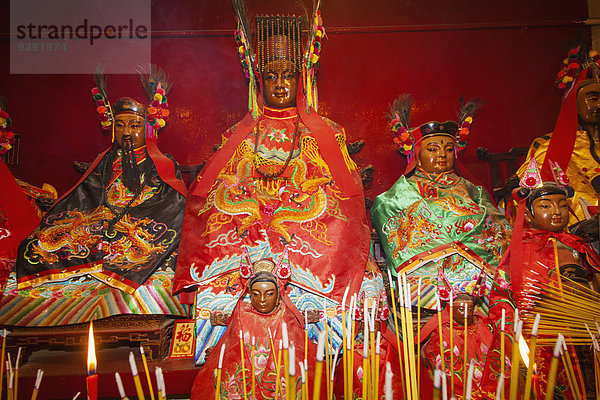 Innenaufnahme Religion China Tempel Asien Hongkong Taoismus