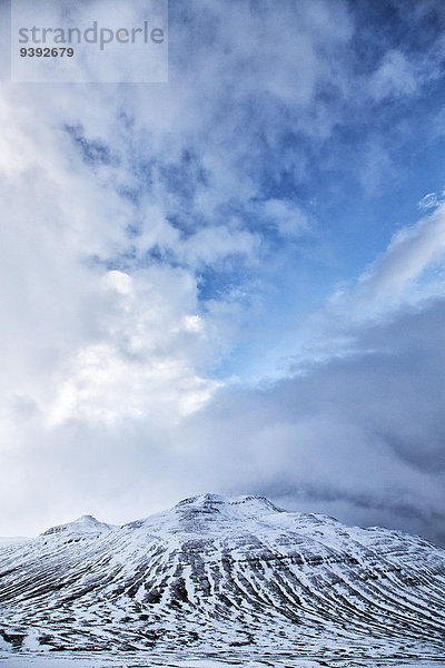 Landschaftlich schön landschaftlich reizvoll Europa Berg Winter Landschaft Herbst Akureyri Island Stimmung Schnee