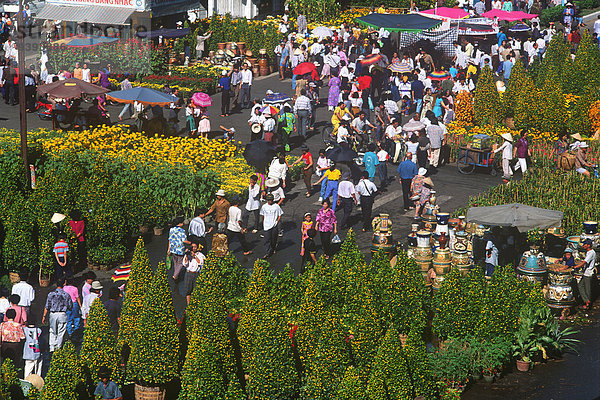 Blumenmarkt Vietnam