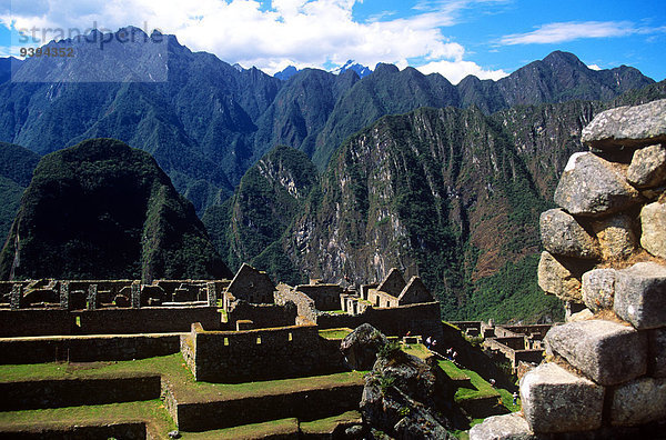 Ruinenstadt Machu Picchu antik Peru