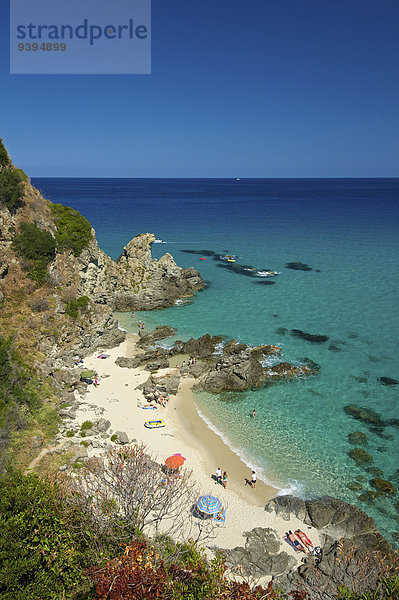 Außenaufnahme Landschaftlich schön landschaftlich reizvoll Europa Tag Strand Küste niemand Meer Natur Kalabrien Italien Mittelmeer