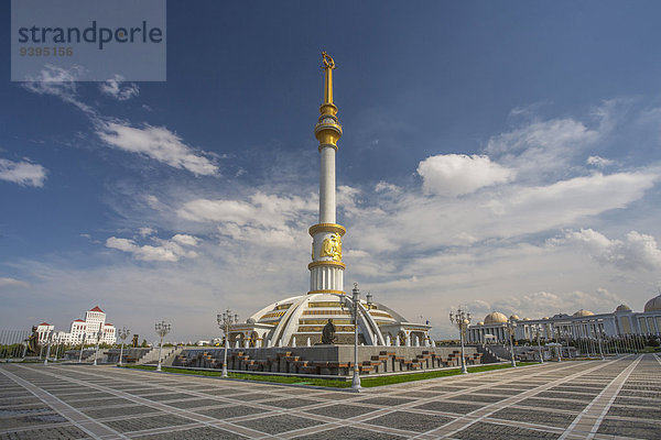 Skyline Skylines Reise Großstadt Architektur bunt Monument Tourismus Asien Allee Zentralasien