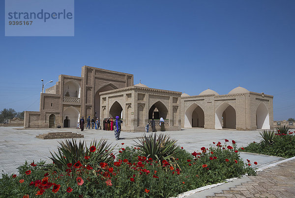 Blume Tradition Reise Architektur Geschichte Ausgrabungsstätte Religion Tourismus Asien Zentralasien Grab Mausoleum Moschee